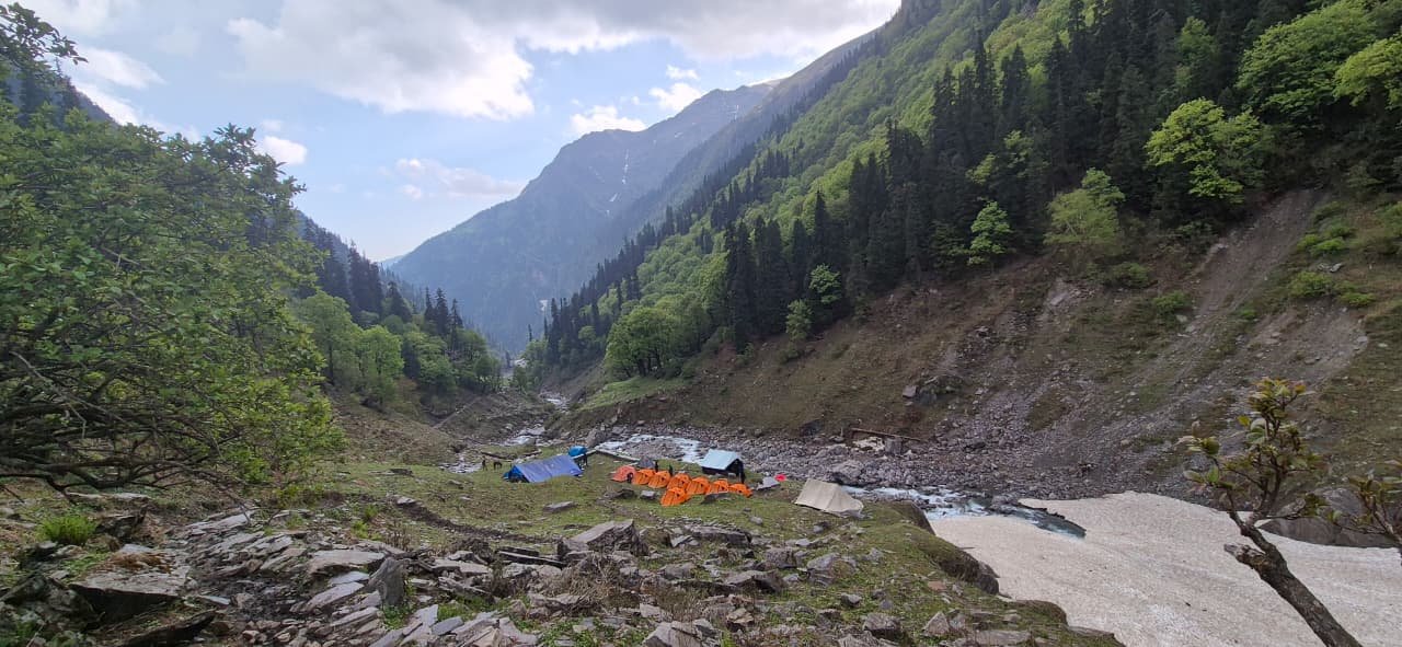 Rupin Pass Campsite